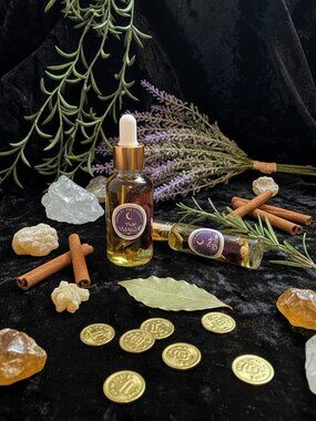 The Magician Perfume Oil — Sacred Amber Manifestation Spell Oil